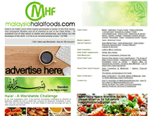 Tablet Screenshot of malaysiahalalfoods.com